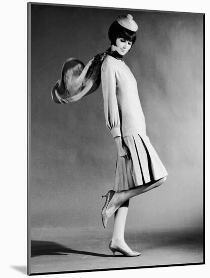 Pierre Cardin Fashion for Autumn Winter 1963 - 1964-null-Mounted Photo