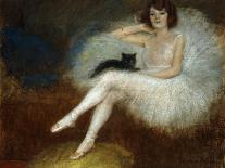 Sitting Ballet Dancer, 1890-Pierre Carrier-belleuse-Framed Giclee Print