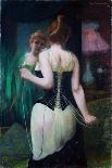 Ballerina with a Black Cat-Pierre Carrier-belleuse-Giclee Print