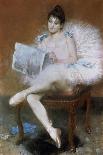 Sitting Ballet Dancer, 1890-Pierre Carrier-belleuse-Giclee Print