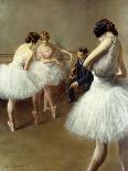 The Ballet Lesson, 1914 (Oil on Canvas)-Pierre Carrier-belleuse-Giclee Print