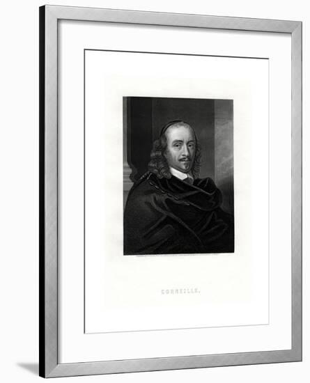 Pierre Corneille, French Tragedian and Dramatist, 19th Century-Woolnoth-Framed Giclee Print