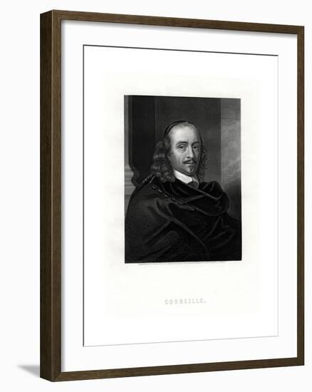 Pierre Corneille, French Tragedian and Dramatist, 19th Century-Woolnoth-Framed Giclee Print