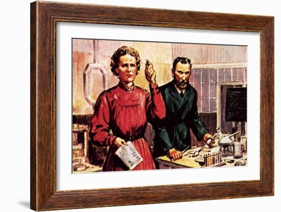 Pierre Curie and Marie Curie-McConnell-Framed Giclee Print