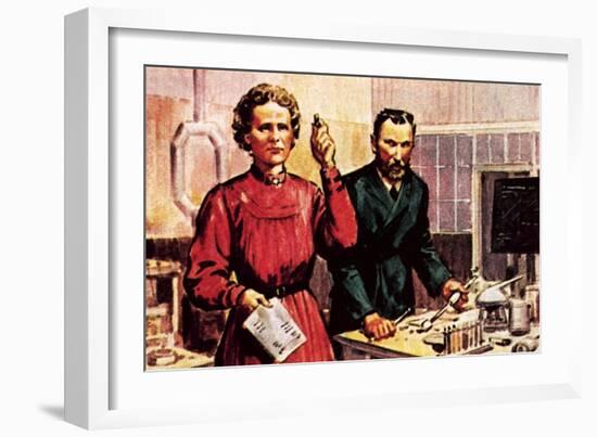 Pierre Curie and Marie Curie-McConnell-Framed Giclee Print