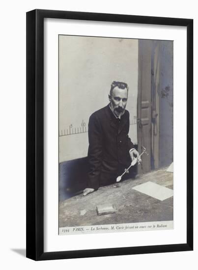 Pierre Curie-null-Framed Photographic Print