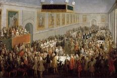 Cavalcade of Louis XV after His Coronation, October 1722-Pierre-Denis Martin II-Mounted Giclee Print