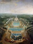 View of the Château De Fontainebleau, 1718-1725-Pierre-Denis Martin II-Framed Giclee Print
