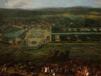 View of the Château De Fontainebleau, 1718-1725-Pierre-Denis Martin II-Giclee Print
