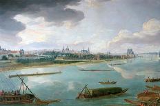 View of Paris from the Quai De La Rapee-Pierre-Denis Martin-Framed Giclee Print