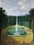View of the Fountain Obelisk in the Gardens of Versailles (Louis XIV Promenade)-Pierre-Denis Martin-Giclee Print