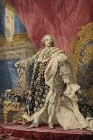 Tapestry of King Louis XV-Pierre Fran‡ois Cozette-Giclee Print