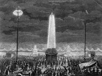 Fetes Et Illuminations Aux Champs Elysees, Le 18 Juillet 1790-Pierre Gabriel Berthault-Framed Giclee Print