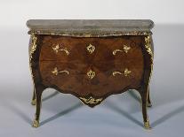 Louis XV Style Madagascar Rosewood and Kingwood Marquetry Serpentine Commode-Pierre Garnier-Framed Premier Image Canvas