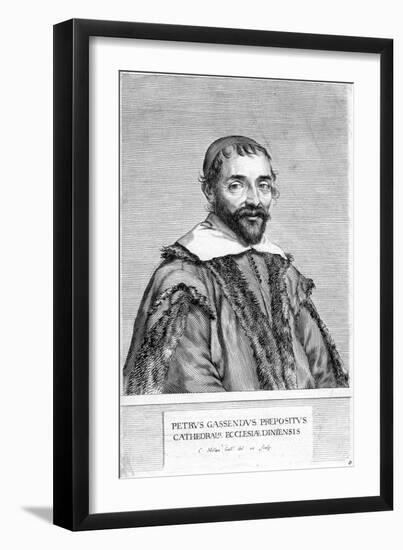 Pierre Gassendi, French Philosopher and Scientist, 17th Century-Claude Mellan-Framed Giclee Print