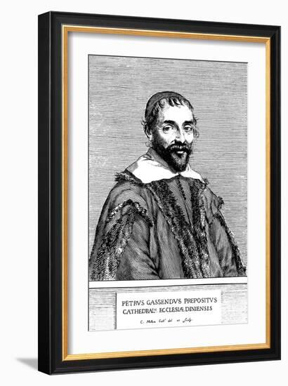 Pierre Gassendi, French Philosopher, Scientist, Astronomer, and Mathematician, 17th Century-Claude Mellan-Framed Giclee Print