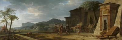 Alexander at the Tomb of Cyrus the Great, 1796-Pierre Henri de Valenciennes-Giclee Print