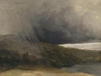 L'orage au bord d'un lac-Pierre Henri de Valenciennes-Giclee Print