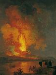 Eruption of Vesuvius as Seen from Portici-Pierre-Jacques Volaire-Framed Giclee Print