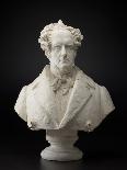 Portrait Bust of François René De Chateaubriand, 1828-1829 (Original Plaster, Pointed for Transfer)-Pierre Jean David d'Angers-Giclee Print