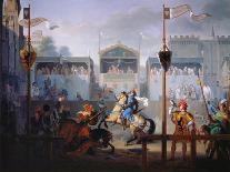 The Joust of the 14th Century, 1812-Pierre Jean François Turpin-Framed Premier Image Canvas