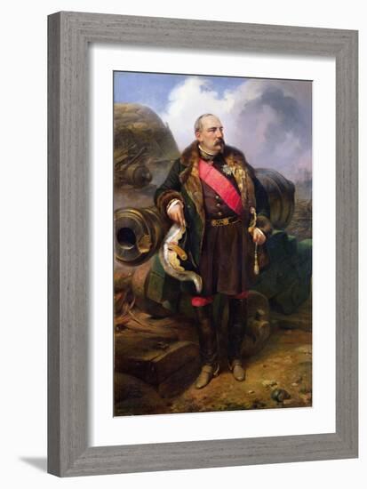 Pierre-Joseph-Francois Grove (1810-61), 1857 (Oil on Canvas)-Horace Vernet-Framed Giclee Print