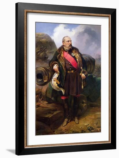 Pierre-Joseph-Francois Grove (1810-61), 1857 (Oil on Canvas)-Horace Vernet-Framed Giclee Print