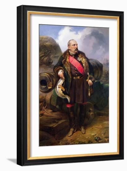 Pierre-Joseph-Francois Grove (1810-61), 1857 (Oil on Canvas)-Horace Vernet-Framed Giclee Print