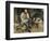 Pierre-Joseph Proudhon et ses enfants en 1853-Gustave Courbet-Framed Giclee Print