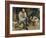 Pierre-Joseph Proudhon et ses enfants en 1853-Gustave Courbet-Framed Giclee Print