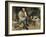 Pierre-Joseph Proudhon et ses enfants en 1853-Gustave Courbet-Framed Giclee Print