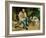 Pierre-Joseph Proudhon et ses enfants en 1863 - Pierre-Joseph Proudhon and his children, 1863.-Gustave Courbet-Framed Giclee Print