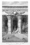 Artist's recreation of a large Egyptian temple, 1799-Pierre Nicolas Ransonette-Framed Giclee Print