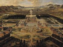 Perspective View of the Gardens and Chateau of Versailles Seen from the Paris Avenue, 1668-Pierre Patel-Framed Giclee Print