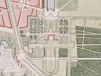 Recueil des "Plans des châteaux et parcs de Versailles, Trianon et Marly vers 1732" ; Relié aux-Pierre Prieur-Framed Premier Image Canvas
