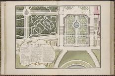 Recueil des "Plans des châteaux et parcs de Versailles, Trianon et Marly vers 1732" ; Relié aux-Pierre Prieur-Framed Premier Image Canvas