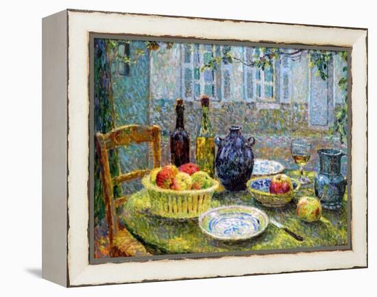 Pierre's Table, 1920-Henri Eugene Augustin Le Sidaner-Framed Premier Image Canvas