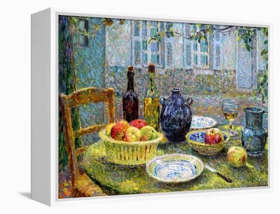 Pierre's Table, 1920-Henri Eugene Augustin Le Sidaner-Framed Premier Image Canvas