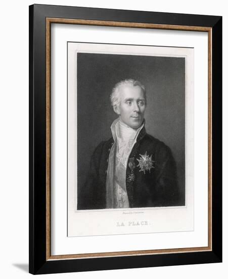 Pierre-Simon de Laplace French Astronomer and Mathematician-J. Posselwhite-Framed Art Print