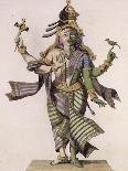 Brahma, Hindu God of Creation, from "Voyage aux Indes et a La Chine"-Pierre Sonnerat-Framed Giclee Print
