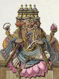 Krishna Dancing on the Kaliya Serpent-Pierre Sonnerat-Framed Giclee Print