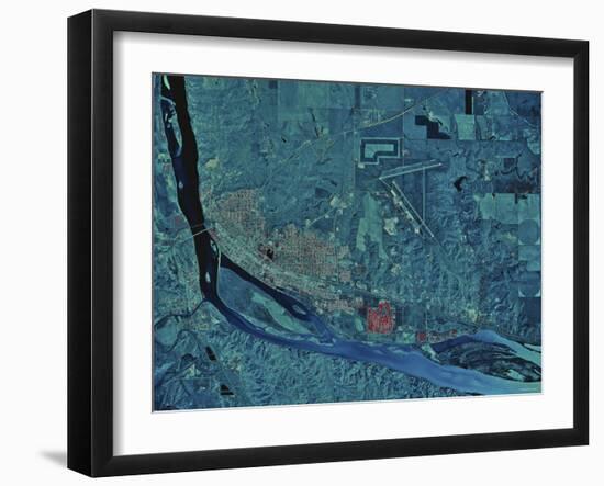 Pierre, South Dakota-Stocktrek Images-Framed Photographic Print