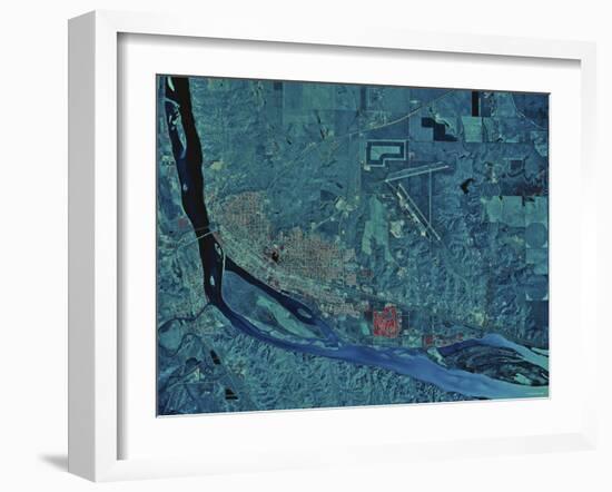 Pierre, South Dakota-Stocktrek Images-Framed Photographic Print