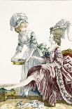 A Polonaise Dress with Draped Overskirt, 1778-Pierre Thomas Le Clerc-Giclee Print