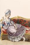 Young Woman in a Peignoir, Plate 31, Galerie Des Modes et Costumes Francais, c.1778-Pierre Thomas Le Clerc-Giclee Print