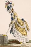 A Polonaise Dress with Draped Overskirt, 1778-Pierre Thomas Le Clerc-Giclee Print