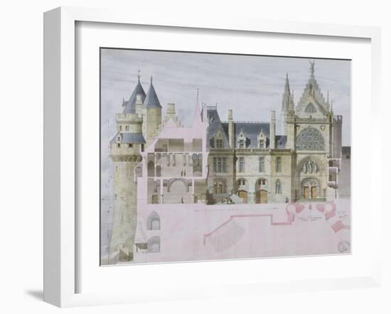 Pierrefonds-Eugène Viollet-le-Duc-Framed Giclee Print