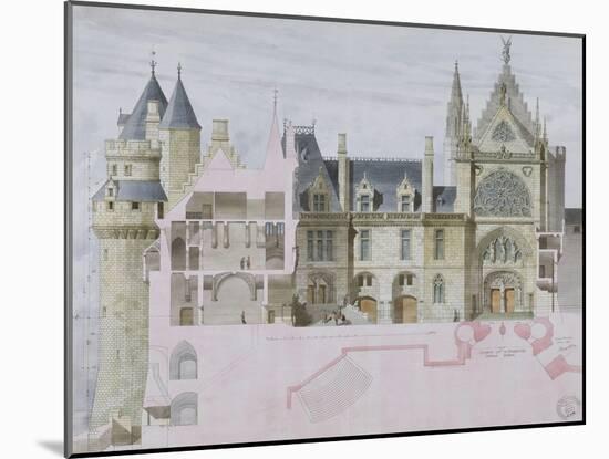 Pierrefonds-Eugène Viollet-le-Duc-Mounted Giclee Print