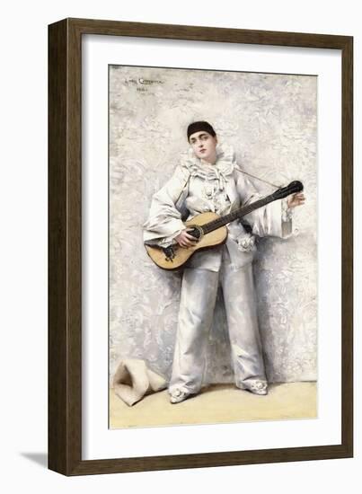 Pierrot, 1886-Leon Francois Comerre-Framed Giclee Print