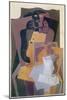 Pierrot, 1922 (Oil on Canvas)-Juan Gris-Mounted Giclee Print